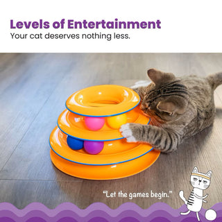 Catstages Tower Of Tracks Toy For Cat