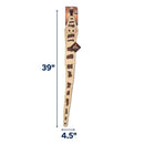 Ethical Skinneeez Leather Snake Toy For Dog (36")