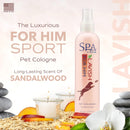 SPA by TropiClean Lavish For Him Cologne Spray for Pets (8oz)