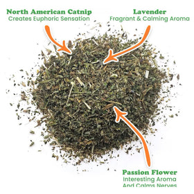 Meowijuana Mice Dreams Passion Flower (Lavender) and Catnip Blend (0.917 oz)