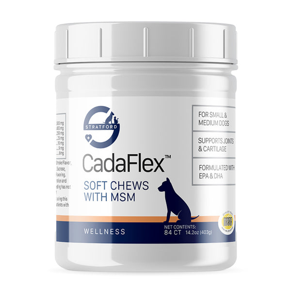 Stratford CadaFlex Soft Chews with MSM for Small & Medium Dogs (84 ct)