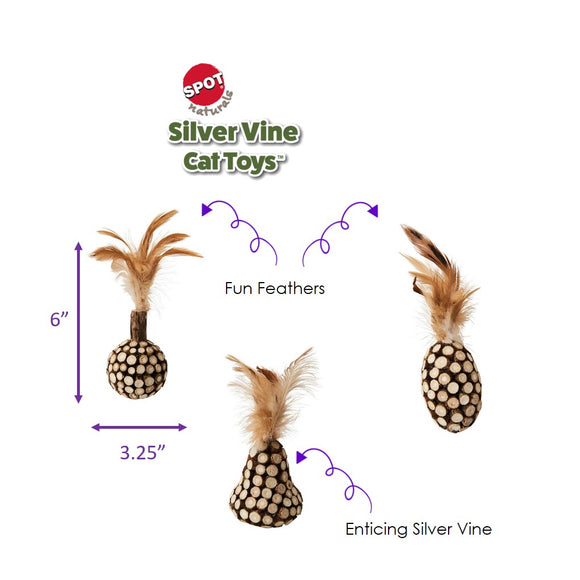 Ethical Spot Naurals Silvervine Chunky Toy For Cat (Assorted)