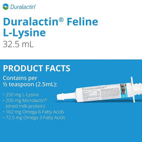 Duralactin® Feline L-lysine Paste For Cat