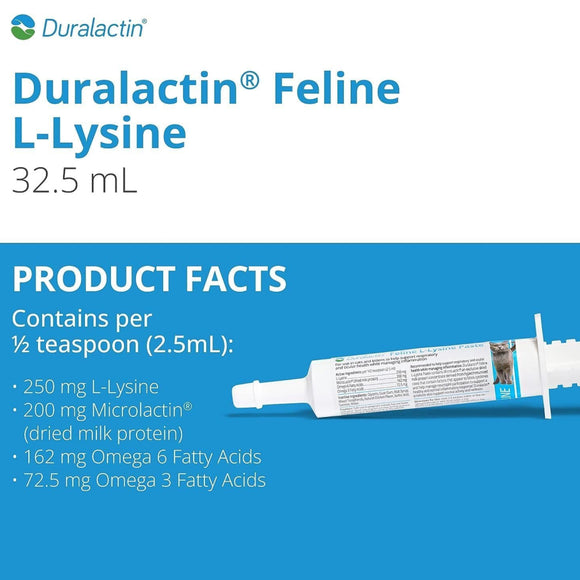 Duralactin® Feline L-lysine Paste For Cat