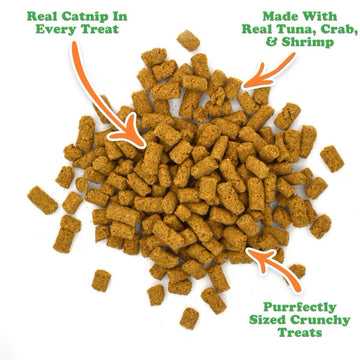 Meowijuana Crunchie Munchies Seafood Medley Flavor Catnip Treats (3 oz)