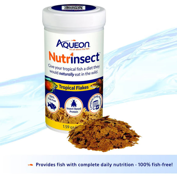 Aqueon Nutrinsect Tropical Flakes (1.59 oz)