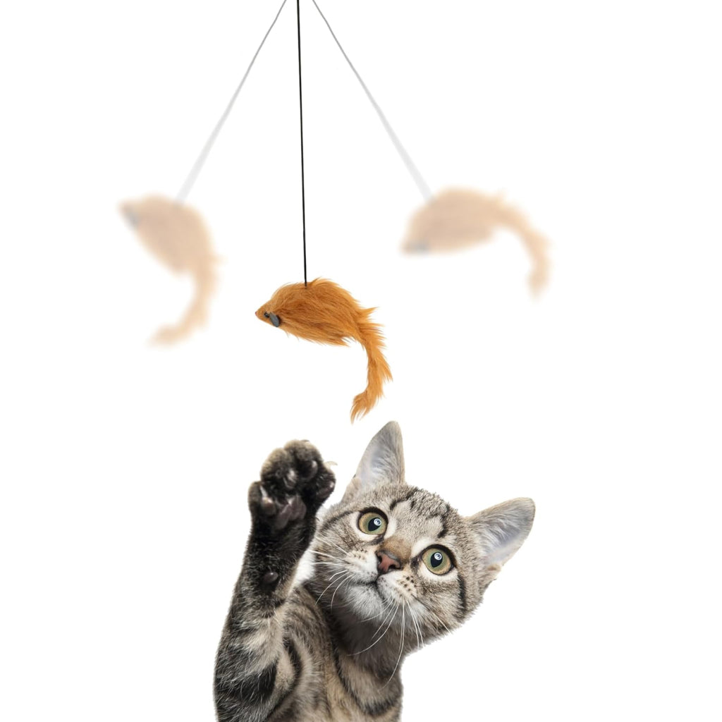 Ethical Pet Door-Able Bouncing Mouse Cat Toy - Interactive Cat Fun