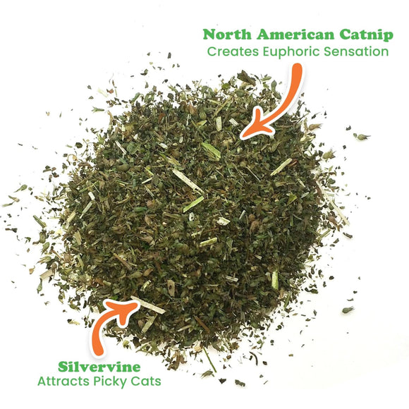 Meowijuana Purrple Passion Catnip & Silvervine Blend Catnip (0.917 oz)