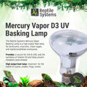 Reptile Systems Mercury Vapor D3 UV Basking Lamp