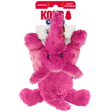 Kong Cozie Elmer Elephant Plush Toy For Dog (Small)