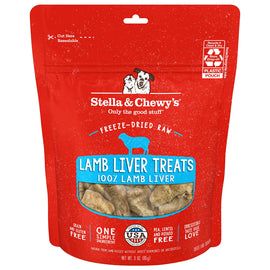 Stella & Chewy's Freeze-Dried Lamb Liver Treats For Dog (3 oz)