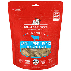 Stella & Chewy's Freeze-Dried Lamb Liver Treats For Dog (3 oz)