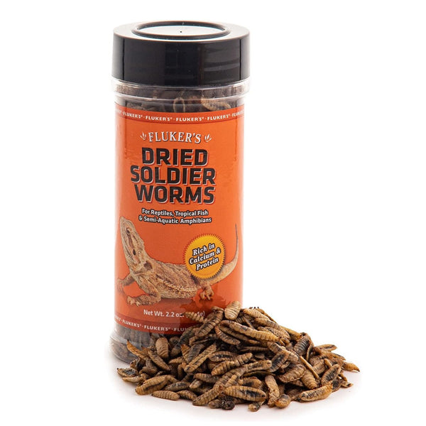 Fluker's Dried Soldier Worms (2.2 oz)