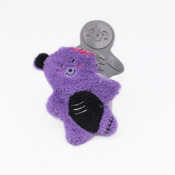 Zippypaws Halloween Bonez Zombie Bear Toy For Dog