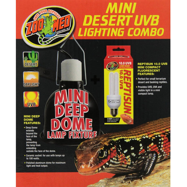 Zoo Med Mini Desert UVB Lighting Combo