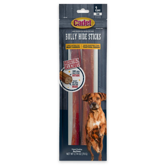 Cadet Bully Hide Sticks All-Natural Chews For Dog (Small)