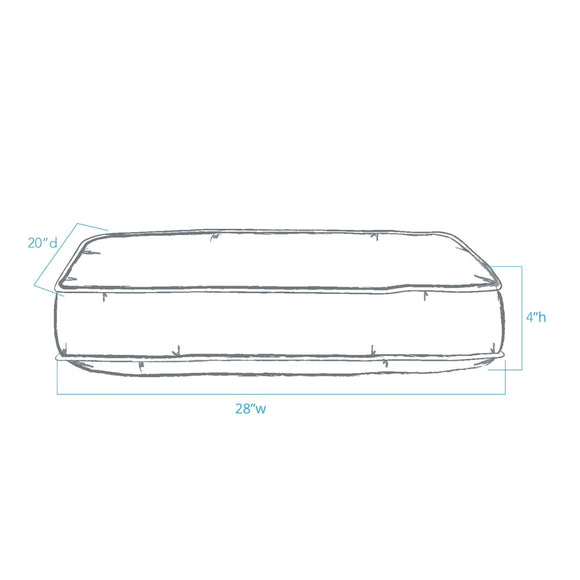 Pendleton National Park Pillow Bed with Removable Cover (Acadia) For Dog