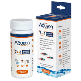 Aqueon 7-in-1 Aquarium Test Strips (50 ct)
