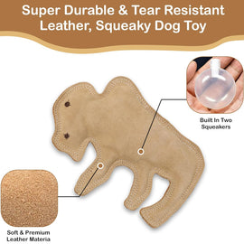 Ethical Dura-Fuse Leather Buffalo Toy For Dog (12")
