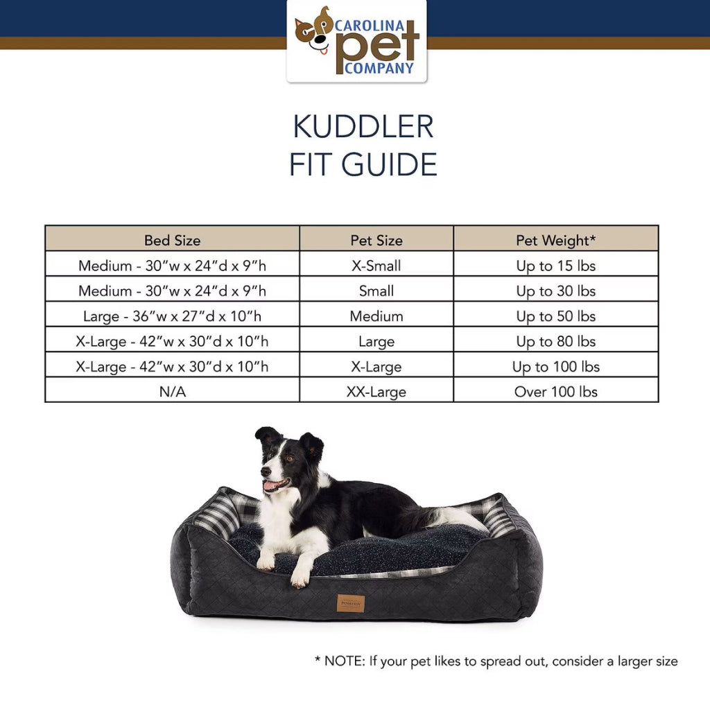 Pendleton National Park Kuddler Bed (Glacier) For Dog