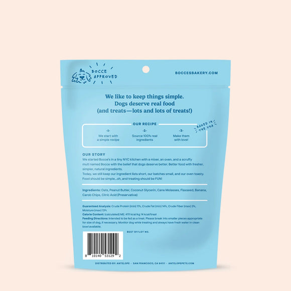 Bocce's Bakery Nutty Nana Blast Soft & Chewy Treats For Dog (6 oz)