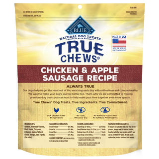 Blue Buffalo True Chews Chicken & Apple Sausage Recipe Treats For Dog (12 oz)