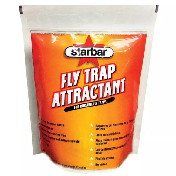 Starbar Fly Trap Attractant for Reusable Fly Traps (8 count)