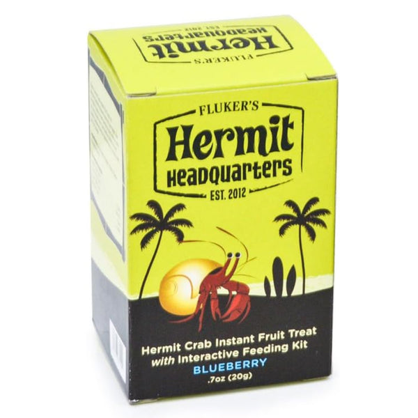 Fluker's Hermit Headquarters Instant Fruit Treat with Interactive Feeding Kit for Hermit Crabs (0.7 oz)