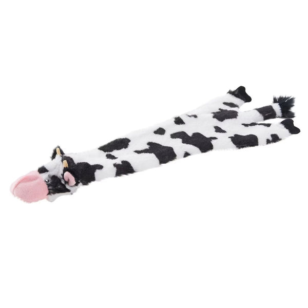 Ethical Skinneeez Crinkler Cow Toy For Dog (14")