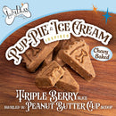 Lazy Dog Ice Cream Pie Triple Berry with Peanut Butter Treats For Dog (5 oz)