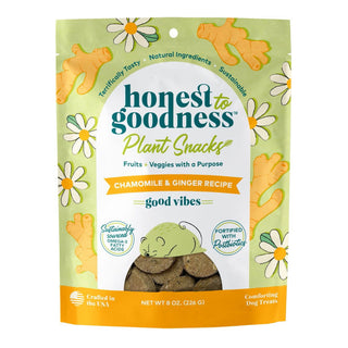 Honest To Goodness Good Vibes Chamomile & Ginger Recipe Comforting Treats For Dog (8 oz)