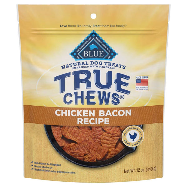 Blue Buffalo True Chews Chicken Bacon Recipe Treats For Dog (12 oz)