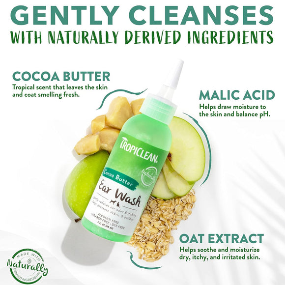 TropiClean Alcohol Free Ear Wash for Pets 