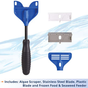 Aqueon ProScraper 3.0 Short Aquarium Algae Scraper