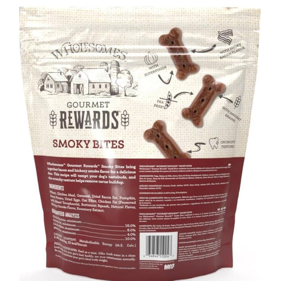Wholesomes Gourmet Rewards Smoky Bites Biscuit Treats For Dog