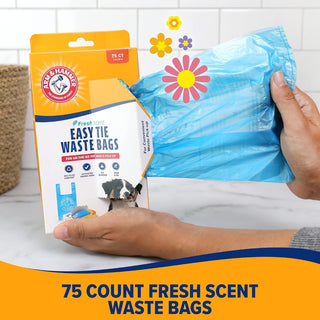 Arm & Hammer Easy-Tie Waste Bags (75 ct)