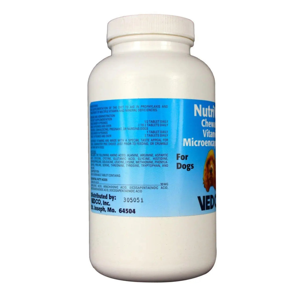 Vedco NutriVed Chewable Vitamins For Dogs Complete Multivitamin