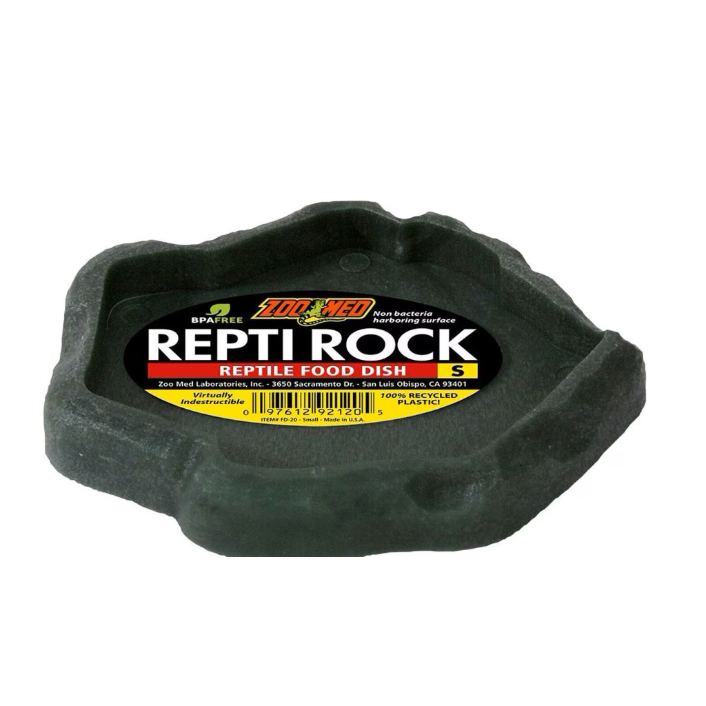 Zoo Med Repti Rock Food Dish for Reptiles, Assorted