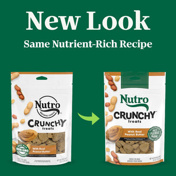 Nutro Crunchy Biscuits with Real Peanut Butter Treats For Dog