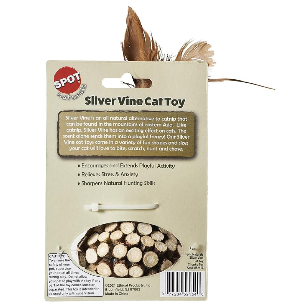 Ethical Spot Naurals Silvervine Chunky Toy For Cat (Assorted)