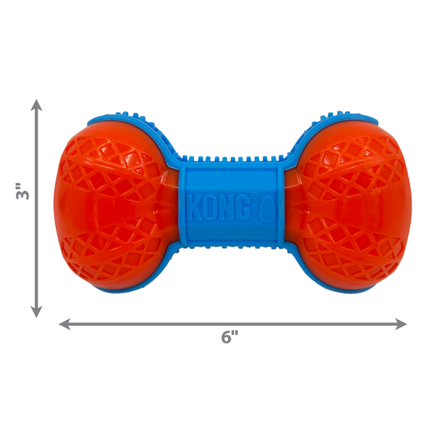 Kong ChiChewy Zippz Bone Toy For Dog (Medium)