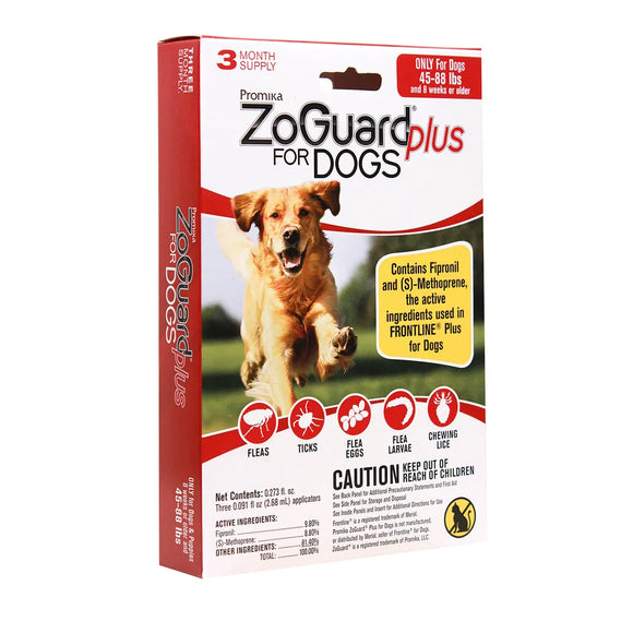 ZoGuard Plus Topical Flea & Tick Prevention for Dogs