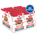 Hill's Science Diet Indoor Adult Salmon & Vegetables Stew Wet Food For Cat (2.8 oz x 24 pouches)