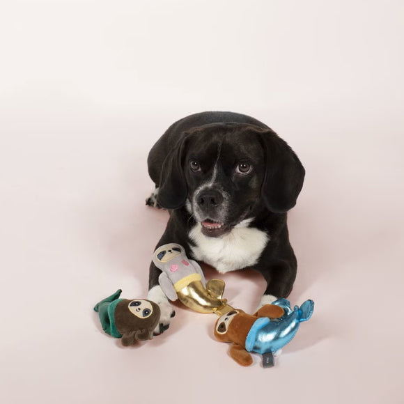 PetShop by Fringe Studio Mersloth Plush Small Toys For Dog (3 count)