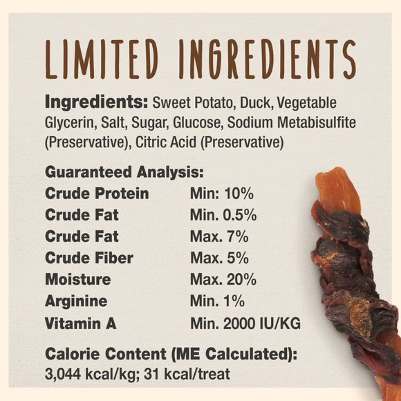 Cadet Gourmet Sweet Potato & Duck Wrapped Treats For Dog