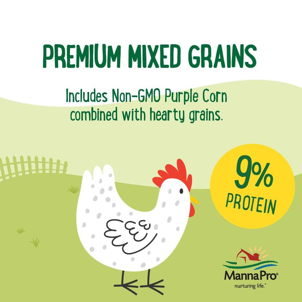 Manna Pro Farmhouse Favorites Sunflower Mix Up Premium Mixed Grains for Poultry (10 lb)