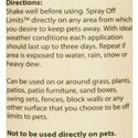 NaturVet Off Limits Training Spray for Dogs & Cats (32 oz)