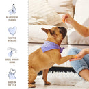 Three Dog Bakery Puppy Butters Sandwich Cookie with Real Peanut Butter Treats For Dog (11.8 oz)