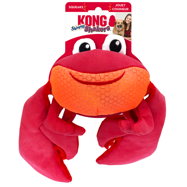 Kong Shakers Shimmy Crab Toy For Dog (Medium)