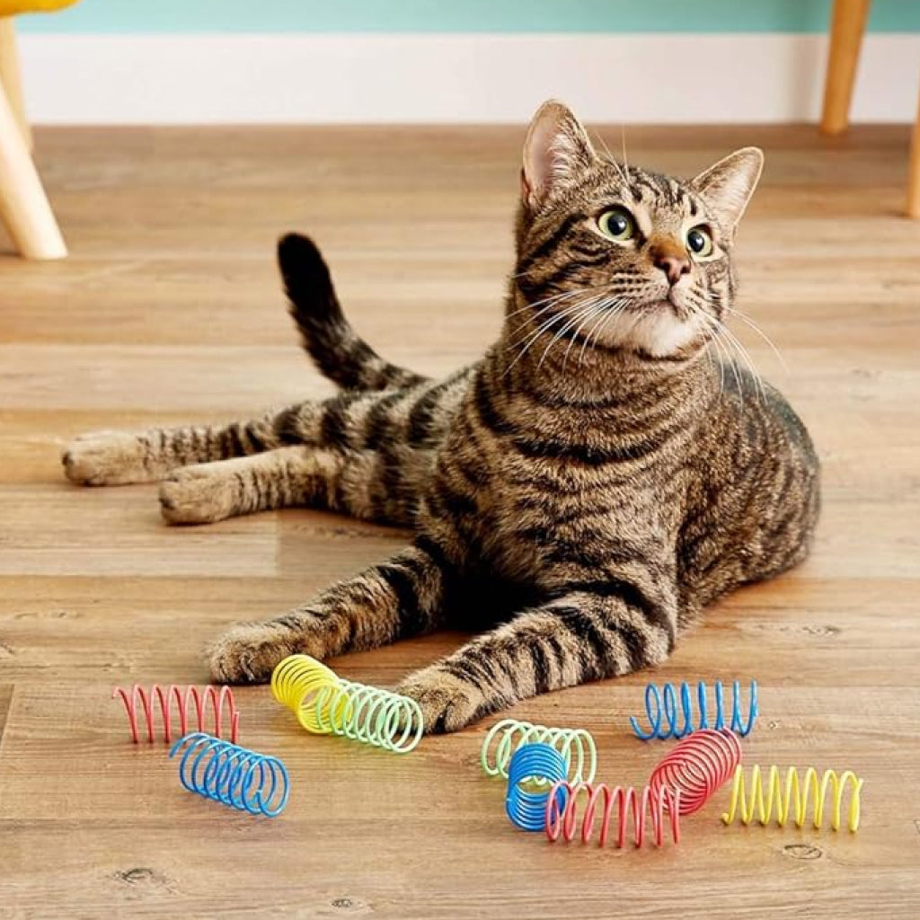 Ethical Colorful Springs Wide For Cats (10 pack)